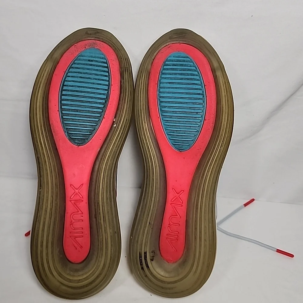 Nike Air Max 720 AR9293-011‎ Airbrush Running Shoes Grey/Rainbow Men's Size 9